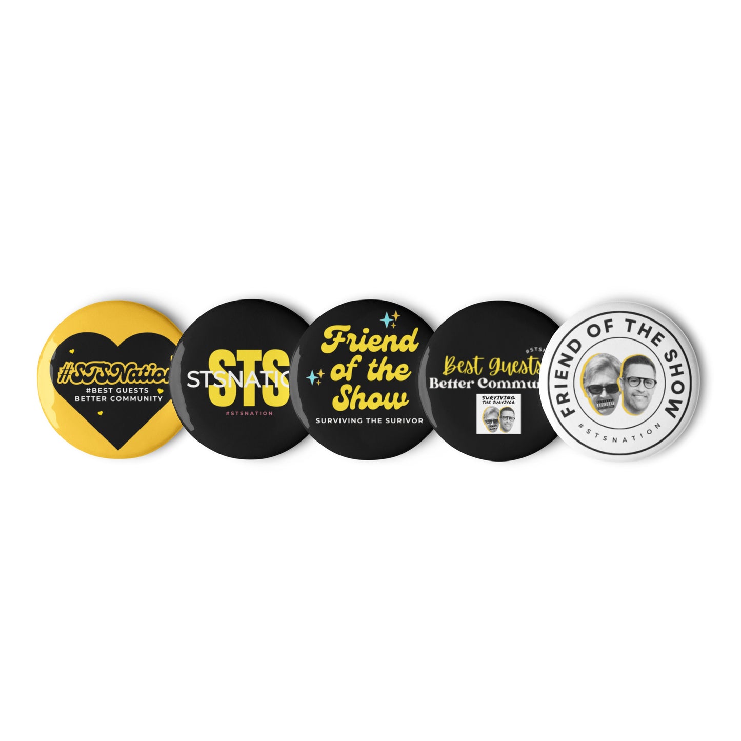 Set of 5 #STSNation Pins